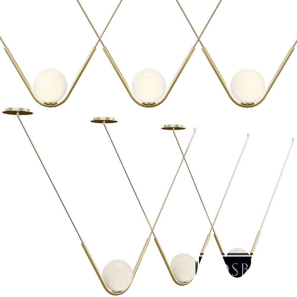 Pendant lamp Perle 1 Trio